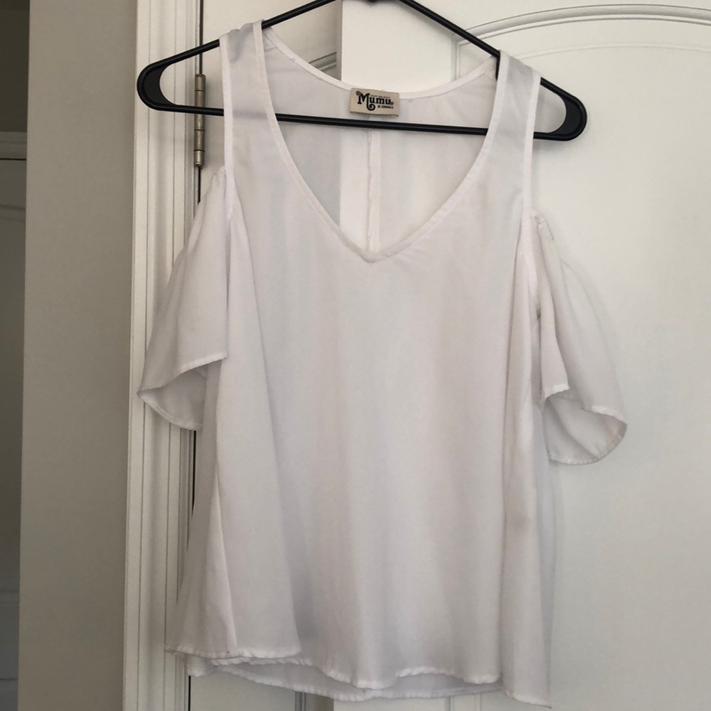 Show me your MuMu off the shoulder top